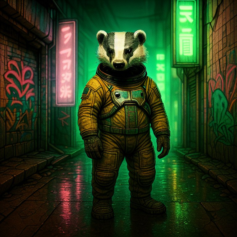 Badger Astronaut